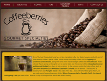 Tablet Screenshot of coffeeberries.com